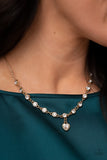True Love Trinket Gold Heart Necklace Paparazzi Accessories