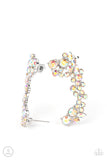 Astronomical Allure Multi Iridescent Ear Crawler Earrings Paparazzi