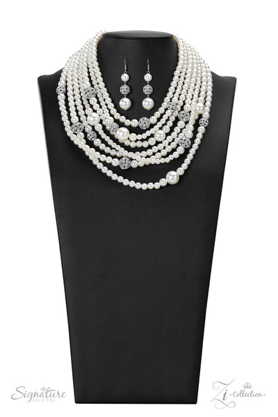 The Courtney 2022 Zi Collection Pearl Necklace Paparazzi Accessories