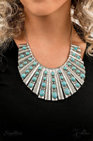 The Ebony 2022 Zi Collection Turquoise Necklace Paparazzi Accessories