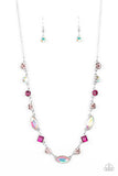 Irresistible HEIR-idescence Pink Iridescent Necklace Paparazzi