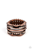 Unexpected Treasure - Copper Bling Ring Paparazzi Accessories