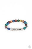 Just Pray Multi Stone Bracelet Paparazzi Accessories