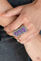 Paparazzi Accessories Radiant Rubble Purple Ring Silver